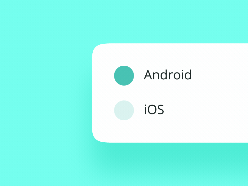 Radio Button Interaction Concept