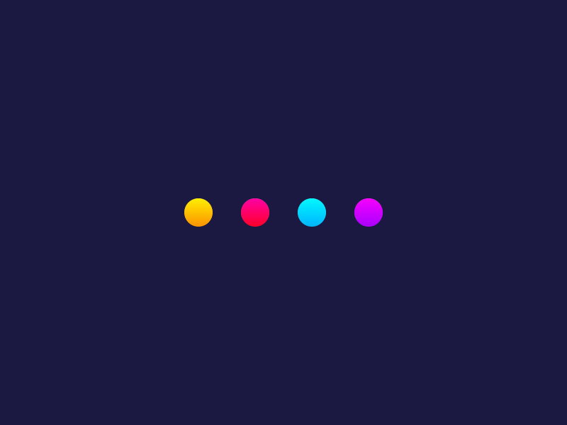 Falling Dots Activity Indicator